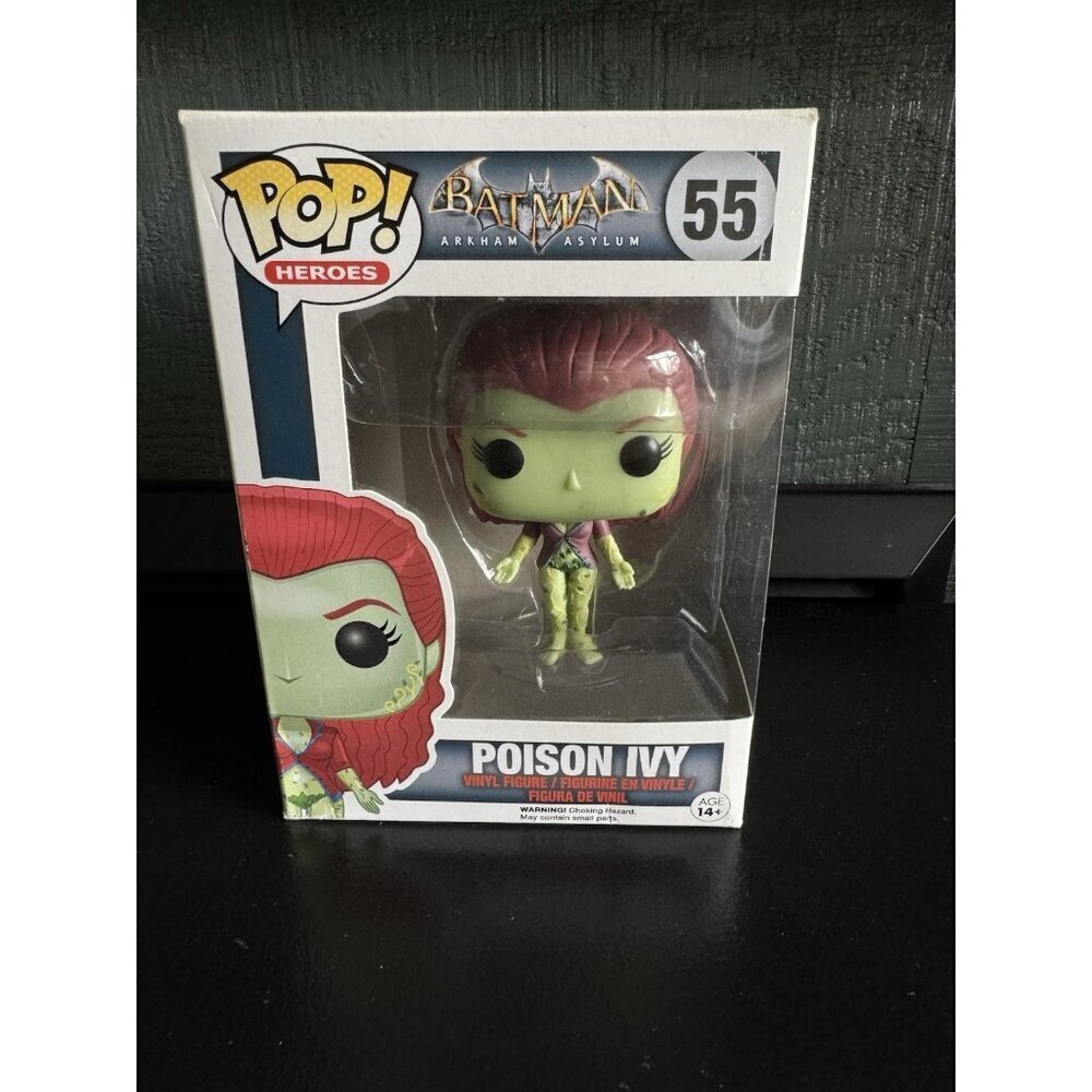 Funko Pop 'DC Heroes' POISON IVY 'Batman Arkham Asylum' Vinyl Figure #55 NRFB